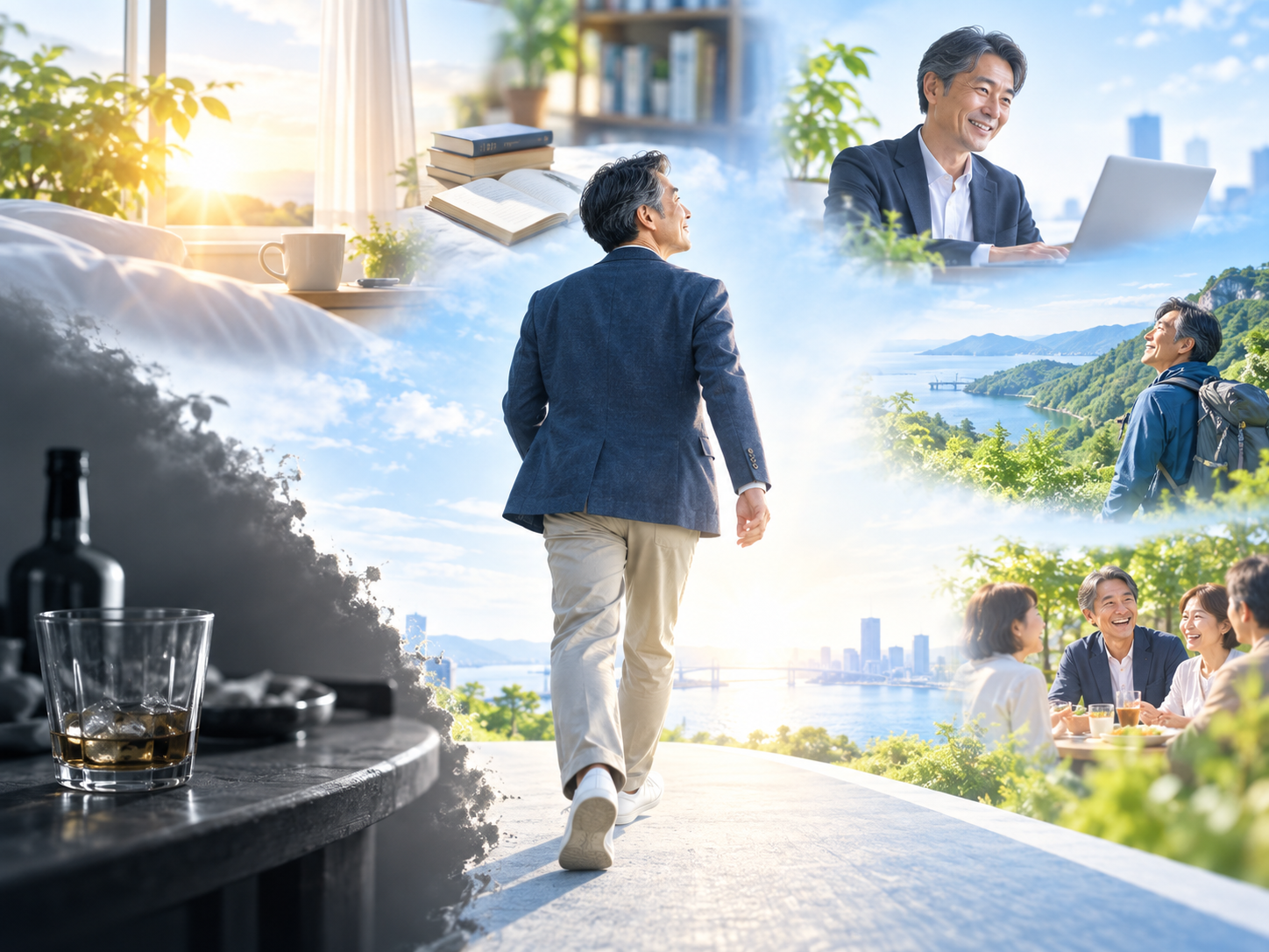 学びや仕事、人とのつながりへ関心が広がる未来のイメージ